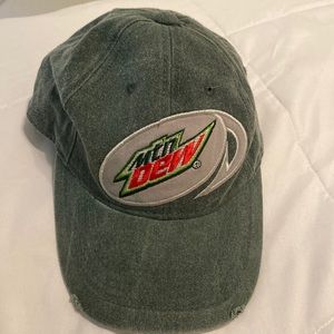 DISTRESSED MOUNTAIN DEW BALL CAP